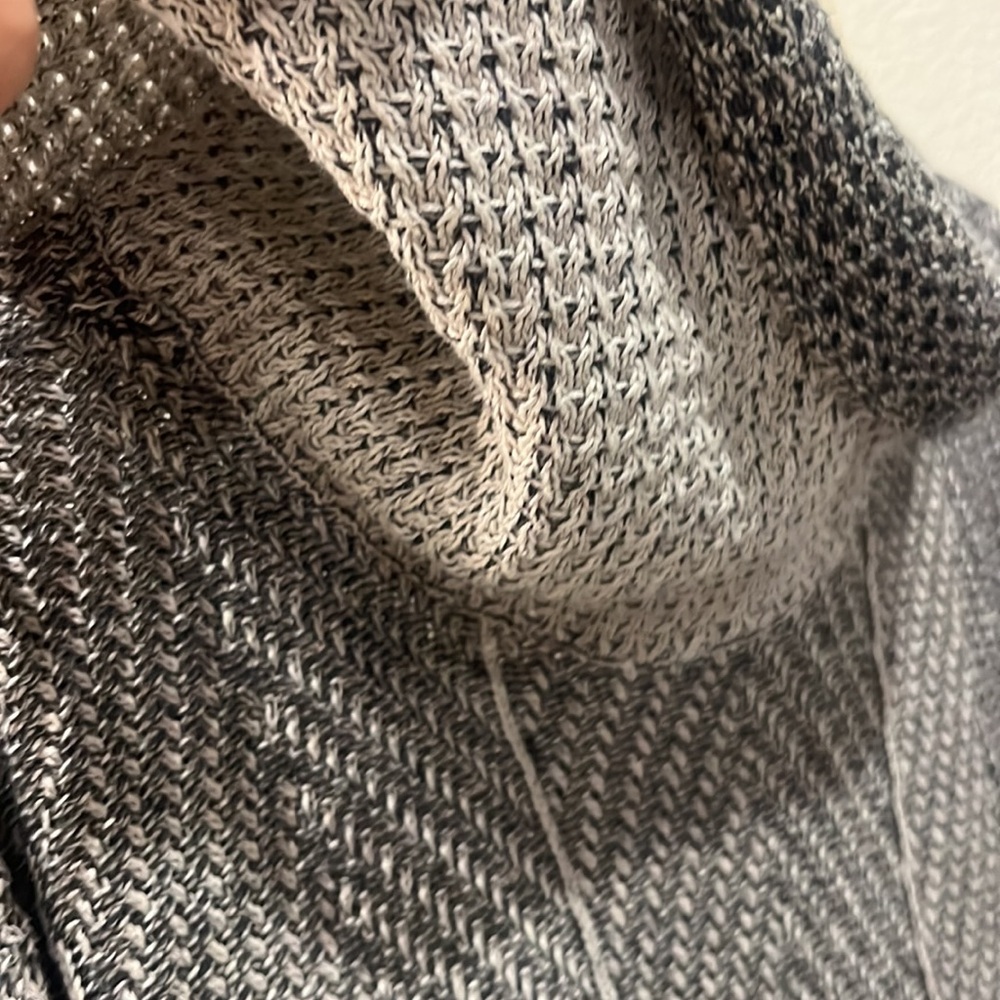 Cowl neck breathable 100% cotton neutral sweater, 888 size large - Picture 5 of 9